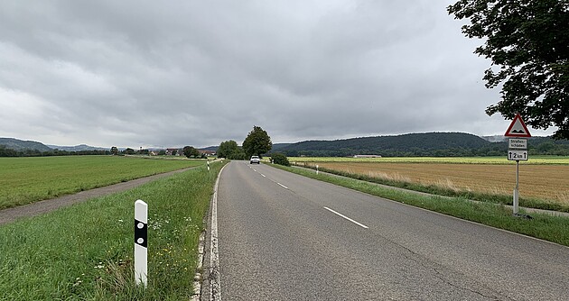 L 370 zwischen Rottenburg und Tübingen-Weilheim